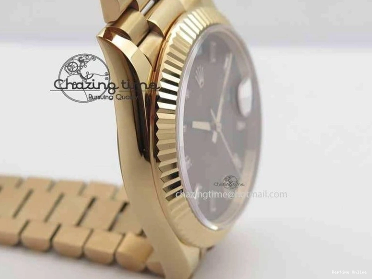 1219 Day Date 40mm RG BP Maker Best Edition Brown Dial Diamond Markers On RG Bracelet A ZeroBulk 3689